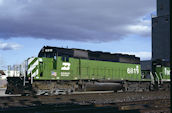 BN SD40-2 6819 (12.10.1992, Cut Bank, MT)