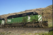 BN SD40-2 7082 (11.07.1996, Biggs, OR)