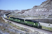 BN SD40-2 7195 (02.05.1998, Kingman, AZ)