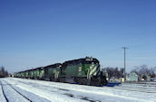 BN SD40-2 7912 (28.01.1989, Minneapolis, MN, (7-fach-Traktion))