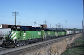 BN SD40 6313 (05.05.1988, Oakland, MN)