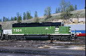 BN SD40G 7304 (10.05.1990, Northtown, MN)