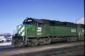 BN SD45 6523 (01.1973, Houston, TX)