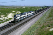 BN SD70MAC 9535 (10.06.1996, Bill, WY)