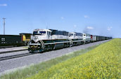 BN SD70MAC 9608 (16.06.1996, Bill, WY)