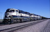 BN SD70MAC 9627 (10.06.1996, Bill, WY)