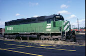 BN SDP45 6599 (18.09.1982, Cicero, IL)