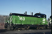 BN SW1200  163 (28.03.1984, Northtown, MN)