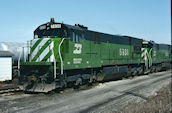 BN U30C 5938 (01.04.1975, Galesburg, IL)