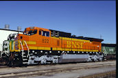 BNSF C40-8W  822 (12.09.2000, Kansas City, MO)