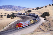 BNSF C44-9W  707 (06.07.1997, Bealville, CA)