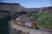 BNSF C44-9W  727 (15.04.2000, Crozier Canyon, AZ)