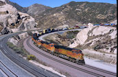 BNSF C44-9W 4095 (08.10.2010, Cajon Pass MP62, CA)