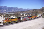 BNSF C44-9W 4464 (14.07.2001, Cajon 57, CA)