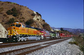 BNSF C44-9W 4495 (19.08.2000, Yorba Linda, CA)