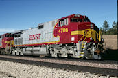 BNSF C44-9W 4706 (04.12.1997, E. Perrin, AZ)