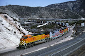 BNSF C44-9W 4965 (13.03.1999, Cajon 63, CA)