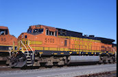 BNSF C44-9W 5103 (20.07.2011, Pasco, WA)