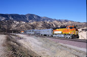 BNSF C44-9W 5454 (06.12.2008, Cajon Pass MP60, CA, (Christmas Train))