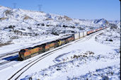 BNSF C44-9W 5487 (20.12.2008, Cajon Pass MP56, CA)