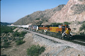 BNSF C44-9W 5495 (15.05.2004, Valentine, AZ)