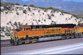 BNSF ES44DC 7251:2 (18.06.2010, Cajon Pass MP57, CA)