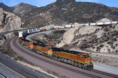 BNSF ES44DC 7383 (05.11.2010, Cajon Pass MP62, CA)