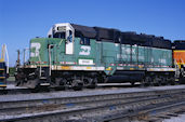 BNSF GP28M 1524 (18.09.2009, Galesburg, IL)