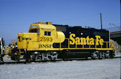 BNSF GP35u 2593 (03.10.1999, Fontane, CA)