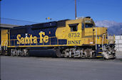 BNSF GP60 8732 (26.11.2009, Fontana, CA)