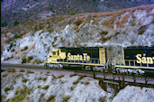 BNSF SD40-2 6355 (03.10.2005, Blue Cut, CA)