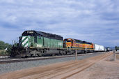 BNSF SD40-2 8005 (04.09.2008, Edgemont, SD)