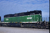 BNSF SD40-2B  302 (04.07.2010, Galesburg, IL)