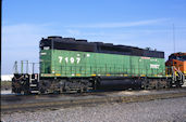 BNSF SD40-2B 7197 (20.09.2008, Galesburg, IL)