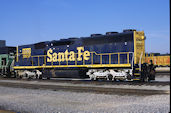 BNSF SD45-2B 6520 (20.09.2008, Galesburg, IL)