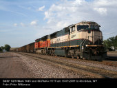 BNSF SD70MAC 9645 (15.09.2009, Sheridan, WY)