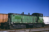 BNSF SW1500 3460 (24.10.1999, N Kansas City, MO)