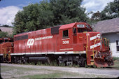 CLP GP40-2  306 (03.07.2007, Chester, VT)