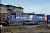 CR SDP45 6667 (26.02.1984, Springfield, MA)
