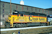 CSXT GP40 6608 (17.03.1991, Richmond, VA)