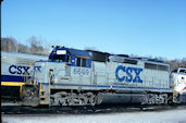 CSXT GP40 6609 (01.03.1992, Brunswick, MD)