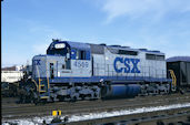 CSXT SD35 4559 (03.1996, Cumberland, MD)