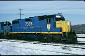 DH GP38-2 7325 (12.01.1986, Mechanicville, NY)