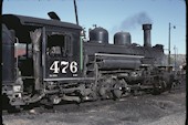DSNGRR 2-8-2 K-28  476 (19.07.1981, Durango, CO)