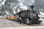 DSNGRR 2-8-2 K-36  480 (21.05.2011, Silverton, CO)