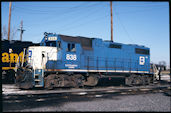 EMDX GP38-2  838 (21.11.1998, Aurora, IL)
