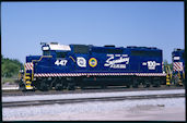 FEC GP40-2CLC  447 (26.05.1995, Jacksonville, FL)