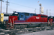 HLCX SD40M-3 6522 (05.04.1999, Louisville, KY)
