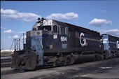 MEC SD40  604 (13.10.1987, Buffalo, NY)