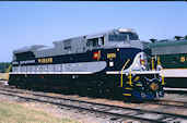 NS SD70ACe 1070 (04.07.2012, Spencer, NC, (Wabash Heritage))